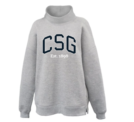 Mock-Neck Sweatshirt