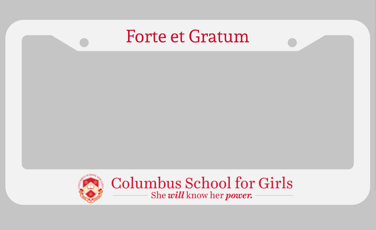 License Plate Frame