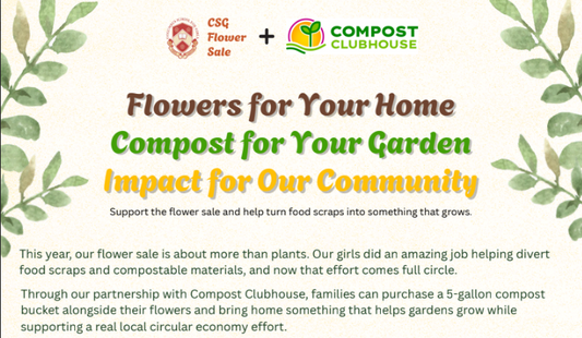 CSG Flower Sale x Compost Clubhouse 5-Gallon Compost Bucket