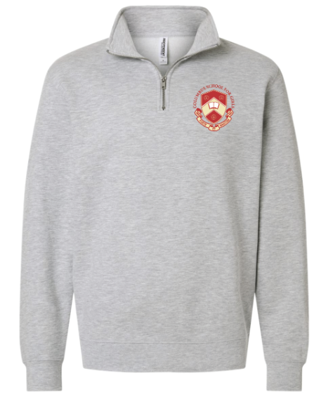 1/4 Zip Grey Pullover