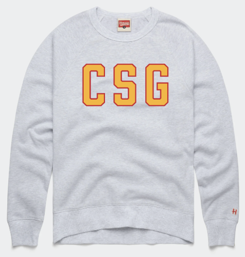Adult Homage CSG Crewneck Sweatshirt - Light Grey