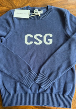 Load image into Gallery viewer, CSG Navy Sweater (Adult)