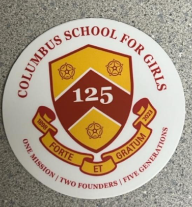 125th Anniversary sticker