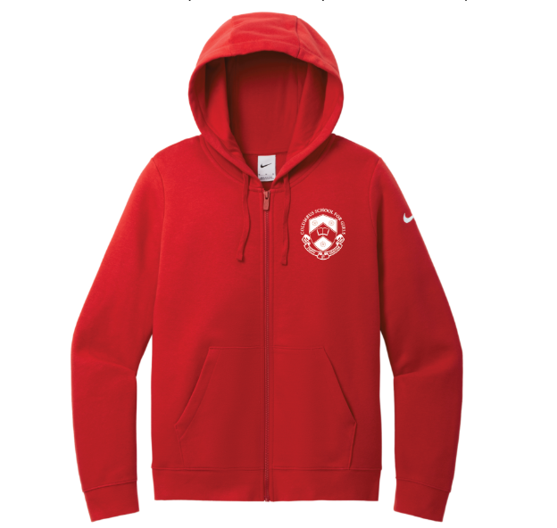 Red Women's Nike Crest Full Zip