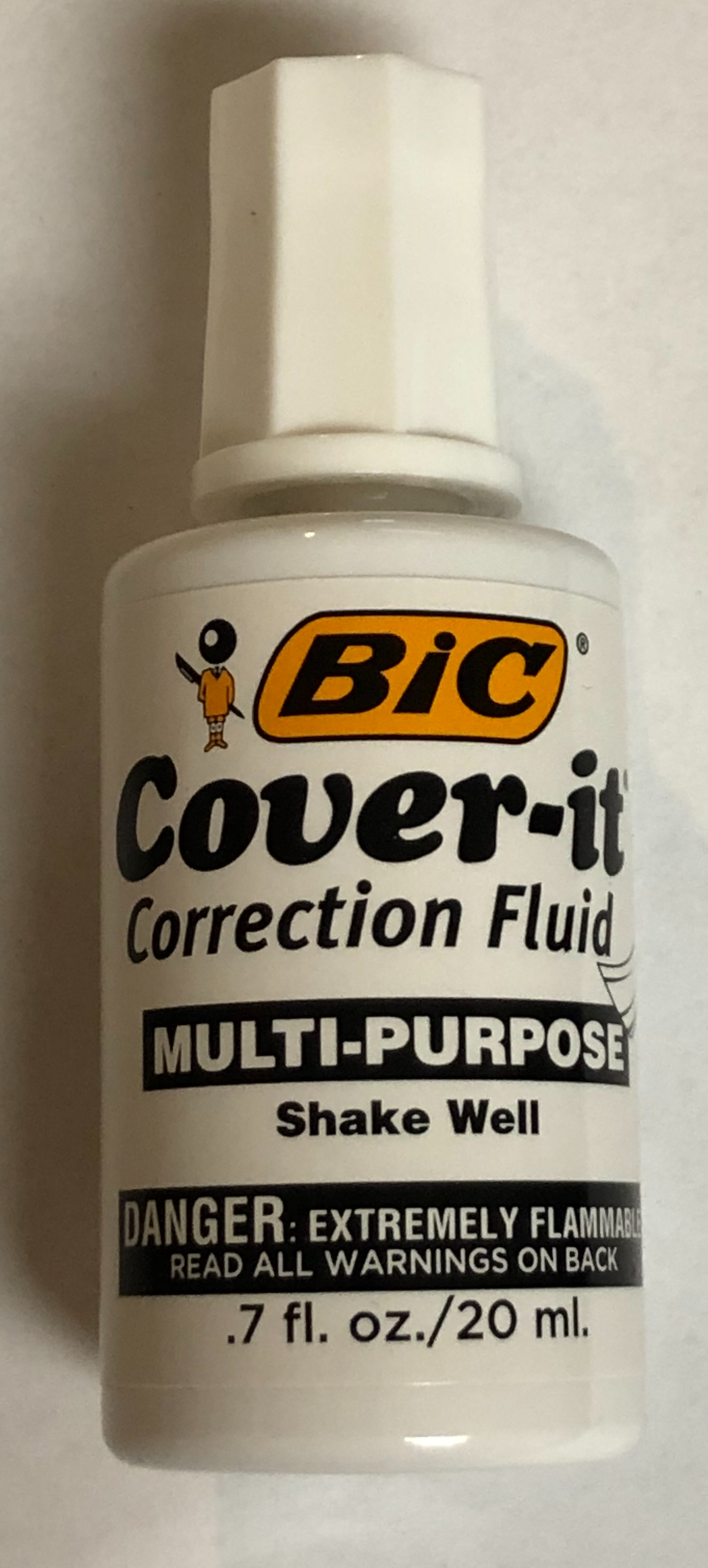 Bic cover hot sale it correction fluid