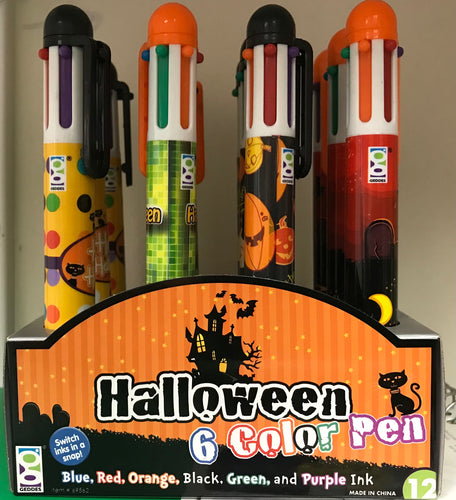 Halloween 6-color Pen