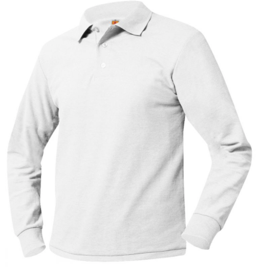 White or Blue Polo with CSG logo (long sleeve)